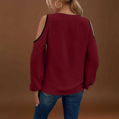 Mariana - Blusa com decote quadrado