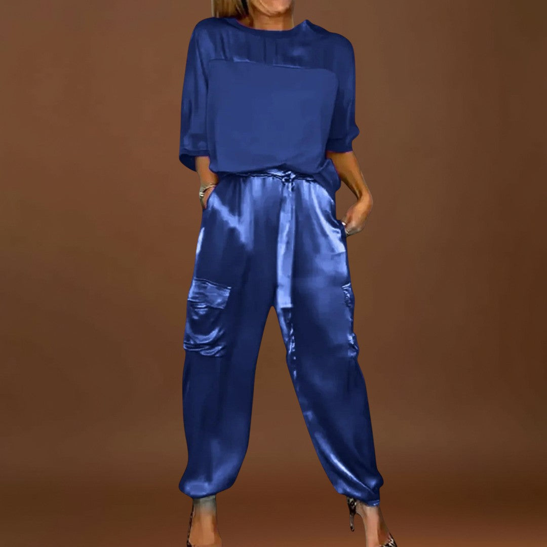 Margarida - Conjunto de Seda de 2 Peças