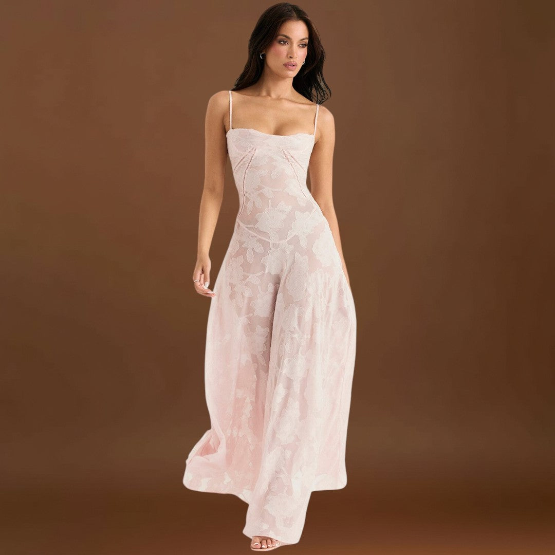 Serena - Vestido longo elegante para casamentos e eventos