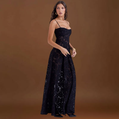 Serena - Vestido longo elegante para casamentos e eventos