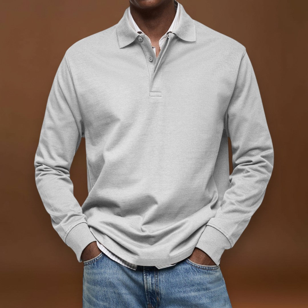 Eduardo - Polo De Luxo De Mangas Compridas