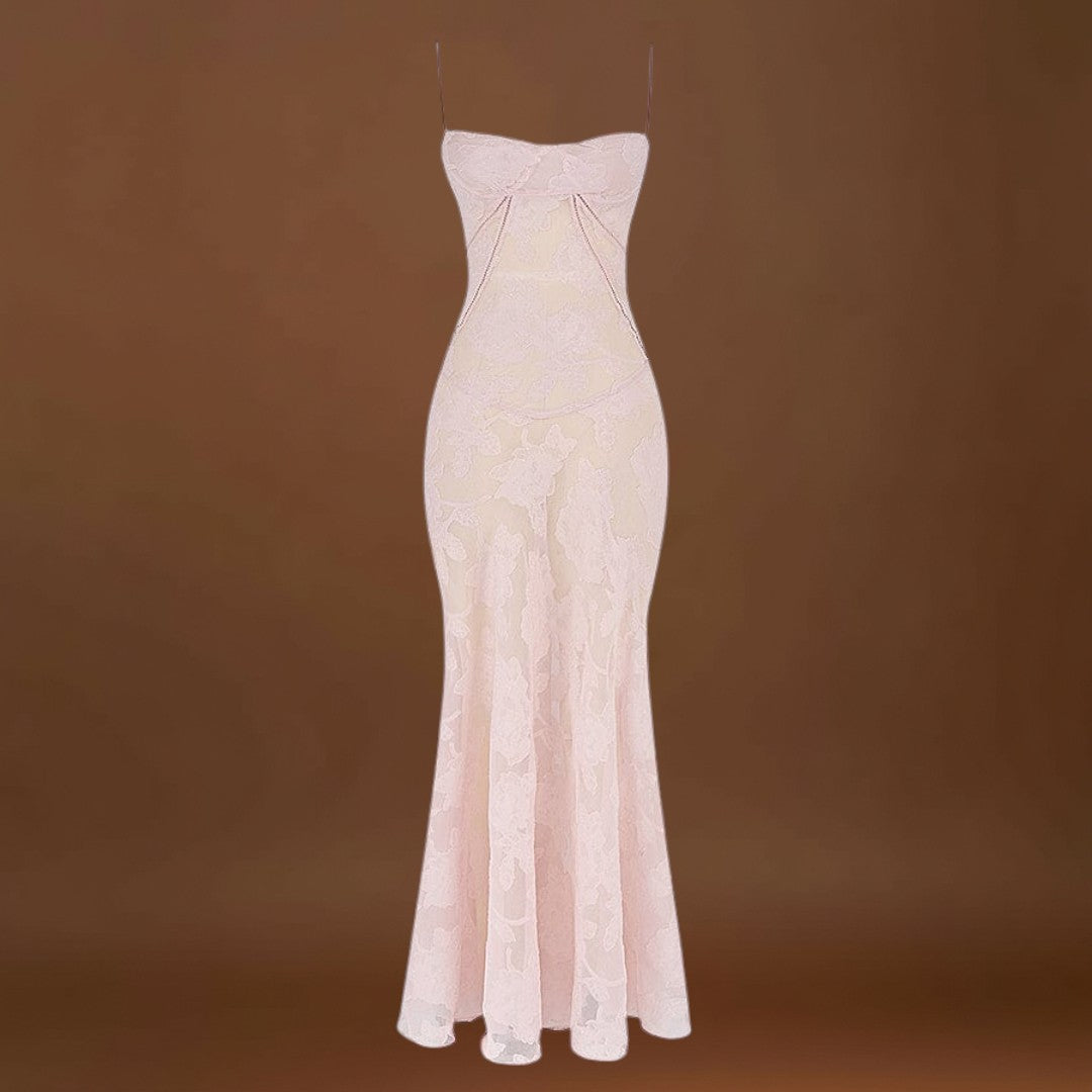 Serena - Vestido longo elegante para casamentos e eventos