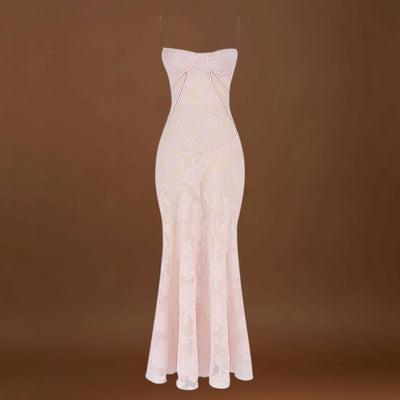 Serena - Vestido longo elegante para casamentos e eventos