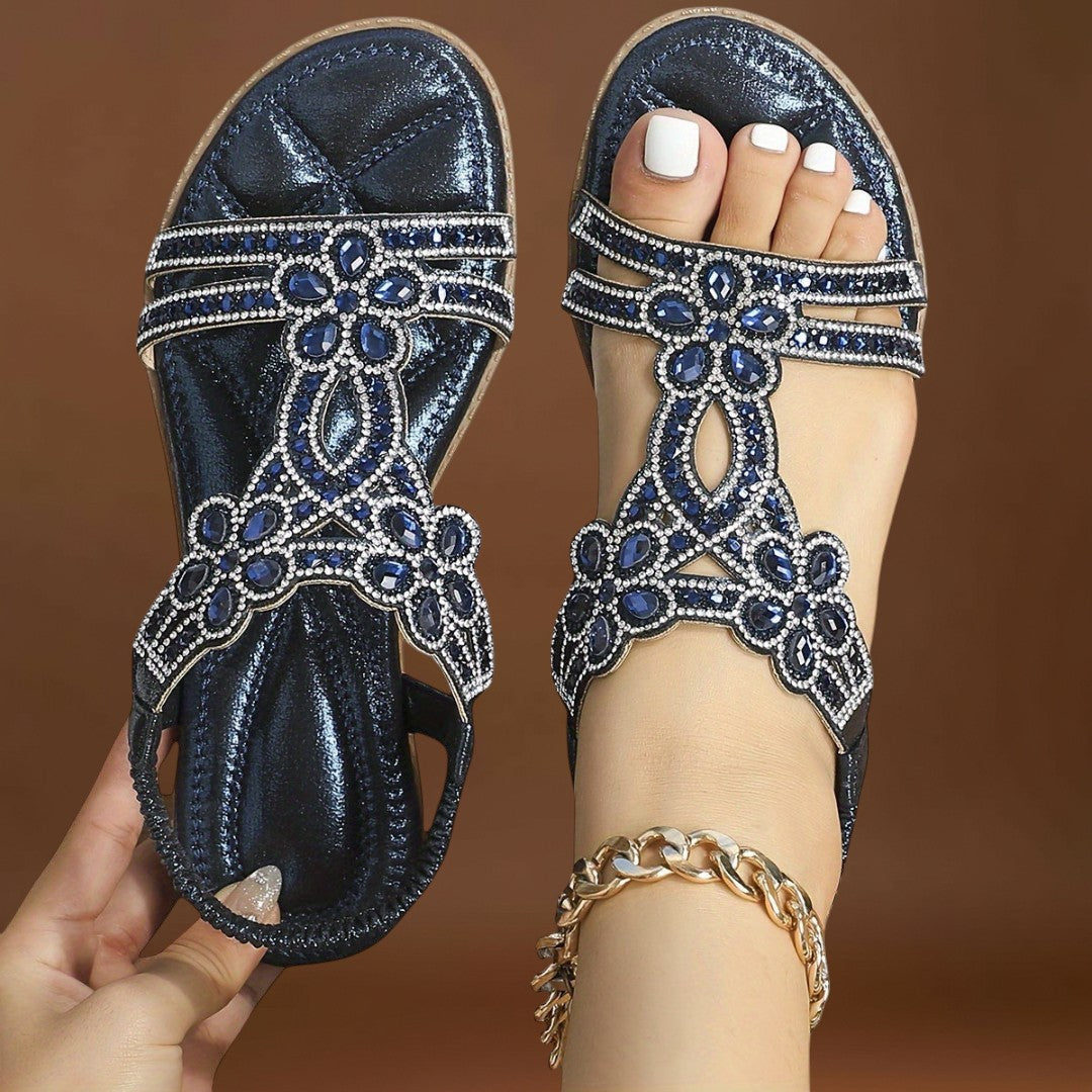 Julia - Sandálias Ortopédicas Brilho e Elegância