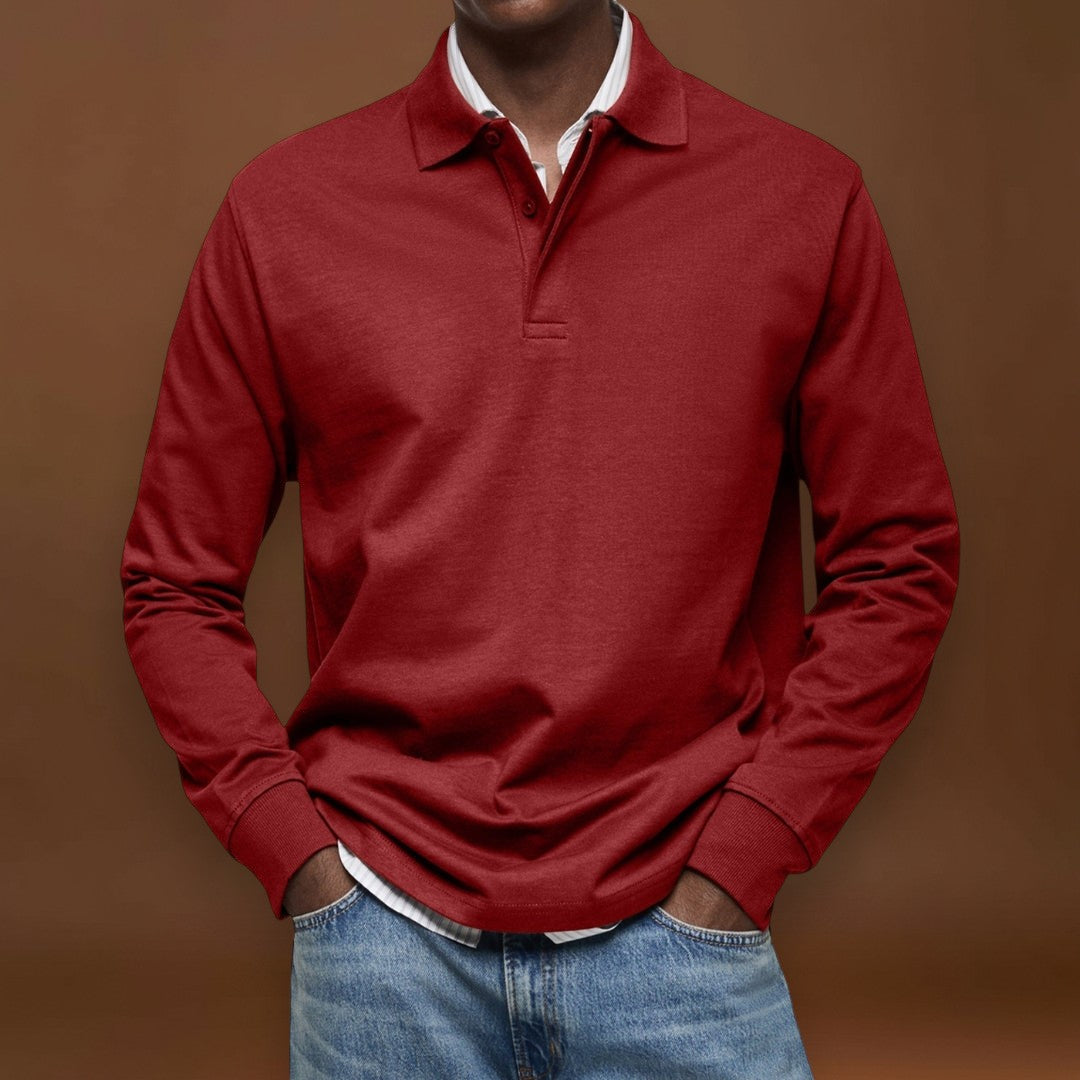 Eduardo - Polo De Luxo De Mangas Compridas