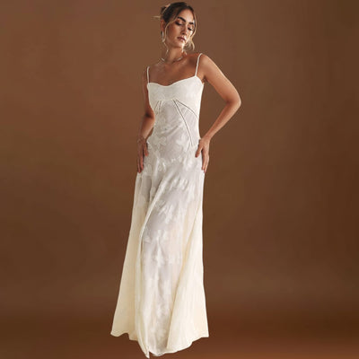 Serena - Vestido longo elegante para casamentos e eventos