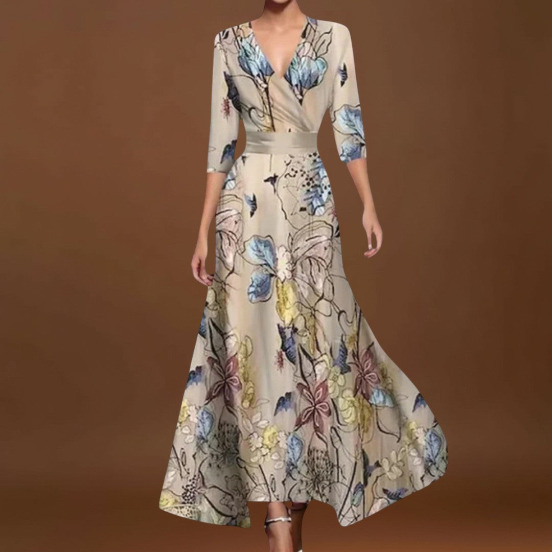 Isadora - Vestido maxi premium feito à mão