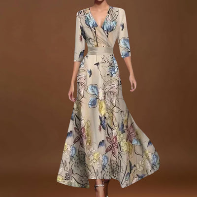 Isadora - Vestido maxi premium feito à mão