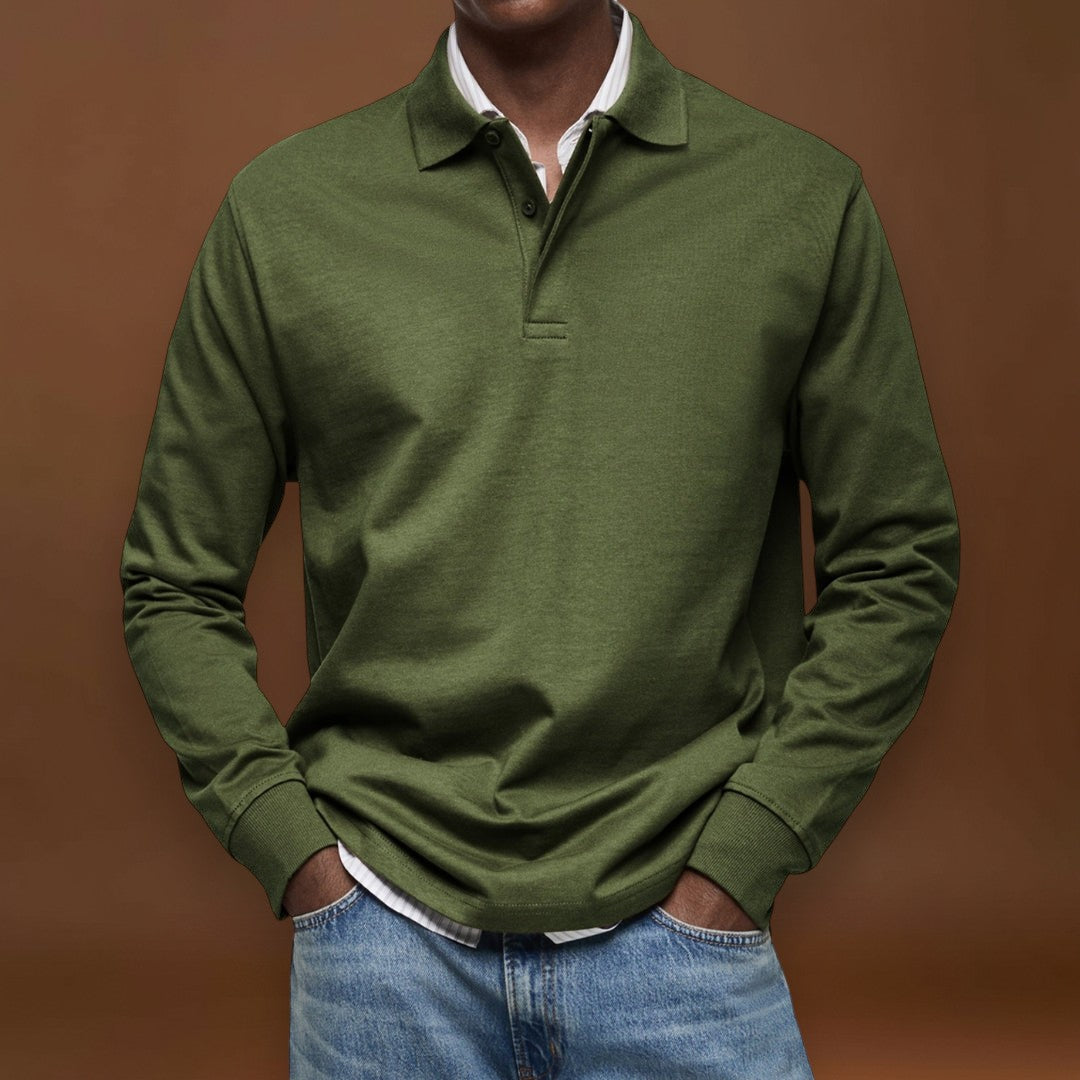 Eduardo - Polo De Luxo De Mangas Compridas