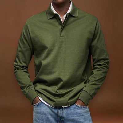 Eduardo - Polo De Luxo De Mangas Compridas