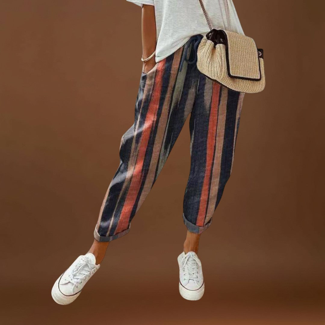 Francisca – Calças de linho modernas e casuais