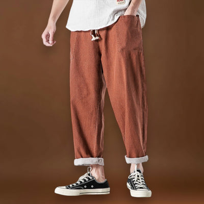 Hiro - Comforto Calças de ganga Vermelho