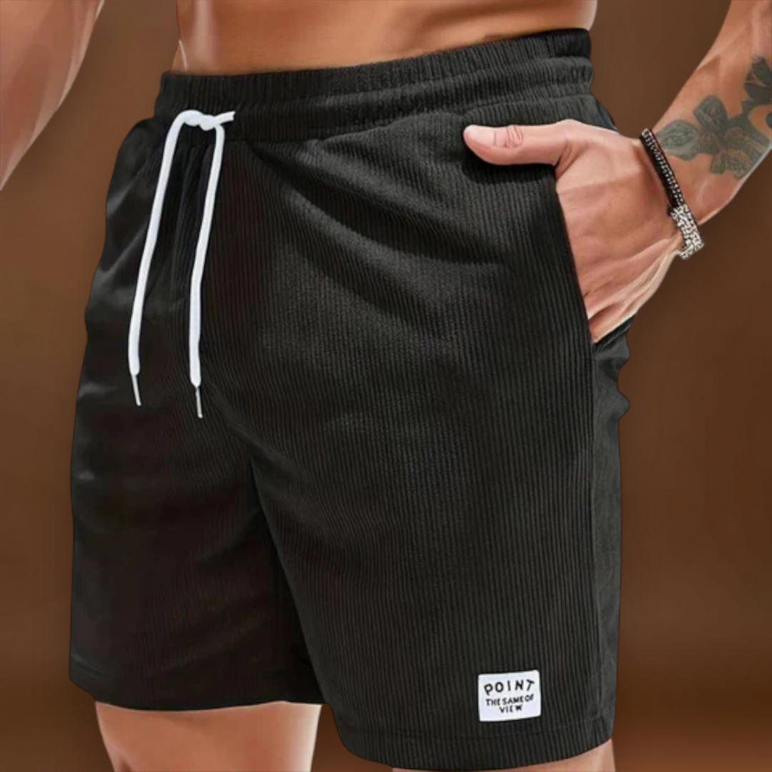 André | Calções de Cotelê com Elasticidade Suave