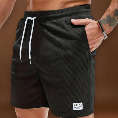 André | Calções de Cotelê com Elasticidade Suave