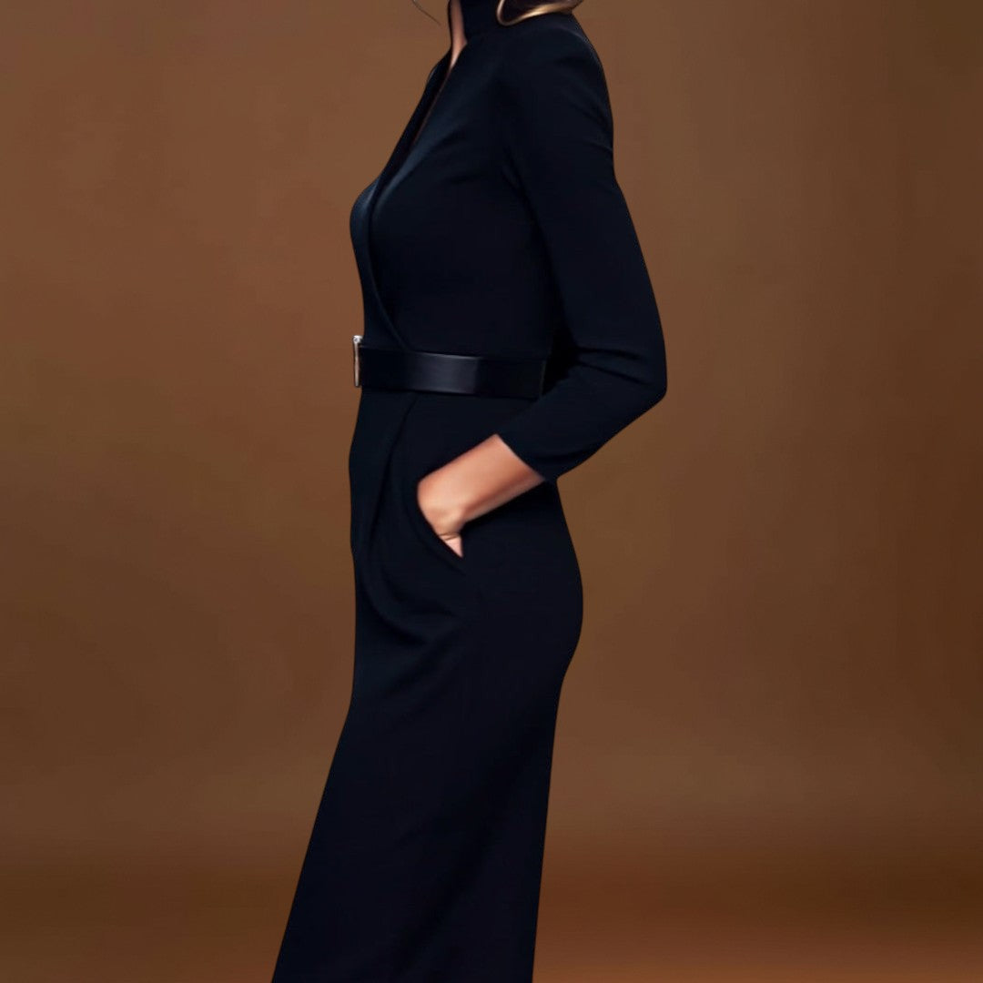 Inês - Vestido Elegante com Cinto