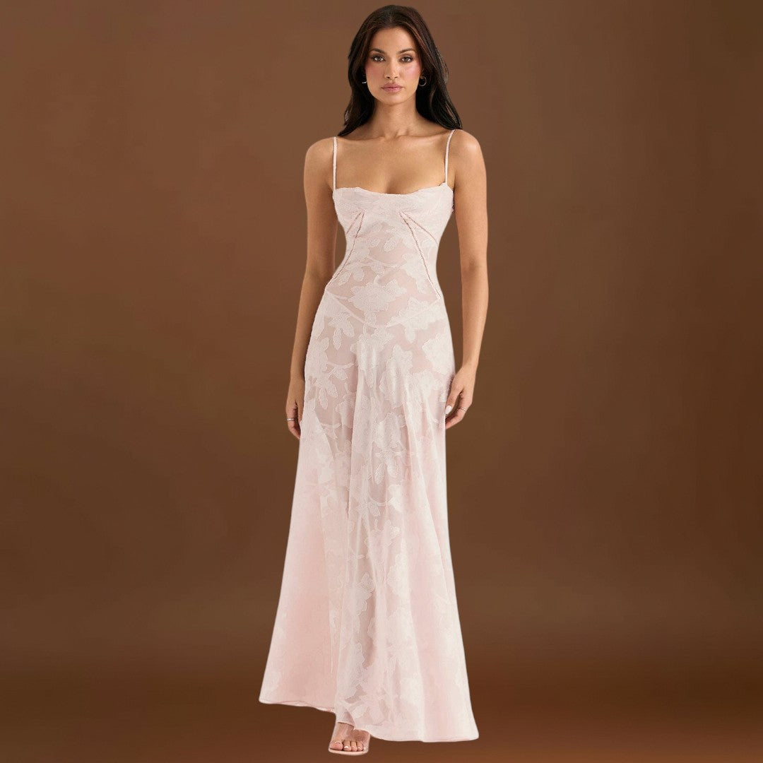 Serena - Vestido longo elegante para casamentos e eventos