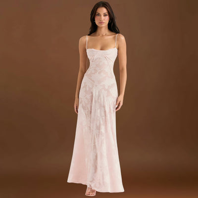 Serena - Vestido longo elegante para casamentos e eventos