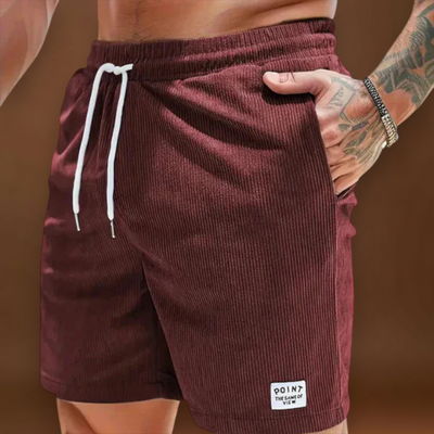 André | Calções de Cotelê com Elasticidade Suave