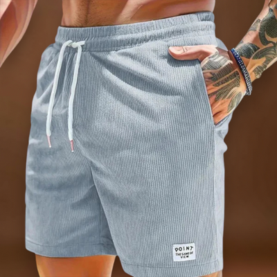 André | Calções de Cotelê com Elasticidade Suave