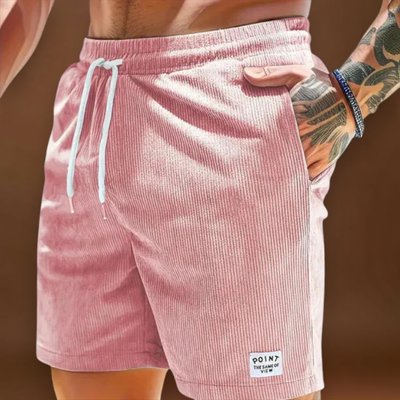 André | Calções de Cotelê com Elasticidade Suave