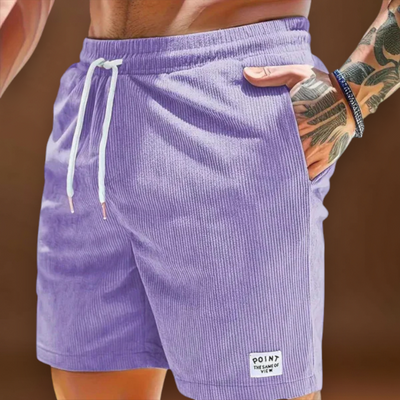 André | Calções de Cotelê com Elasticidade Suave