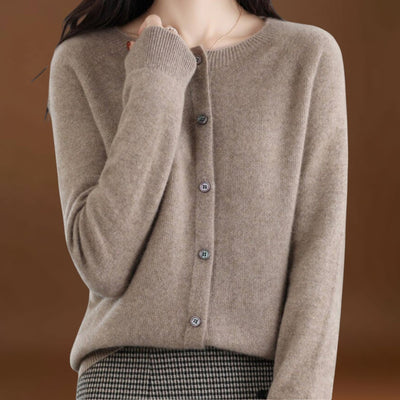 Jéssica - Cardigan em Malha de Caxemira