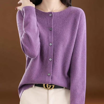 Jéssica - Cardigan em Malha de Caxemira