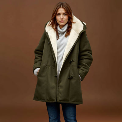 Ana - Casaco Aconchegante com Forro de Pele