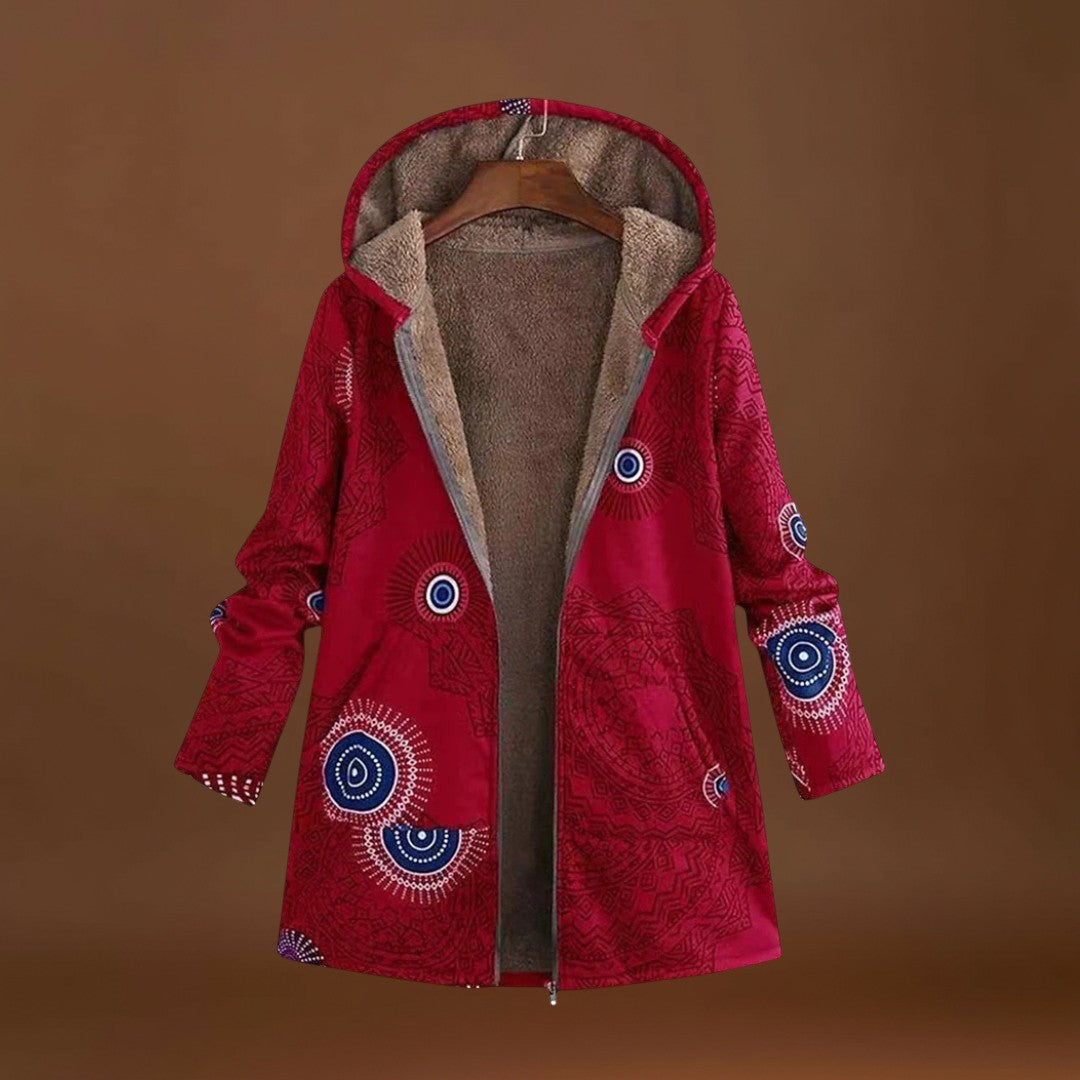 Aurora - Casaco com capuz quente e macio