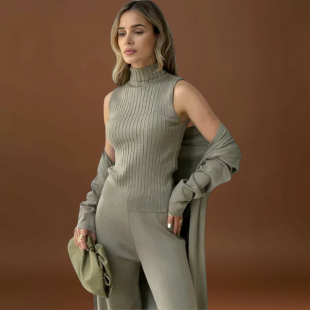 Sandra - Conjunto elegante de 3 peças