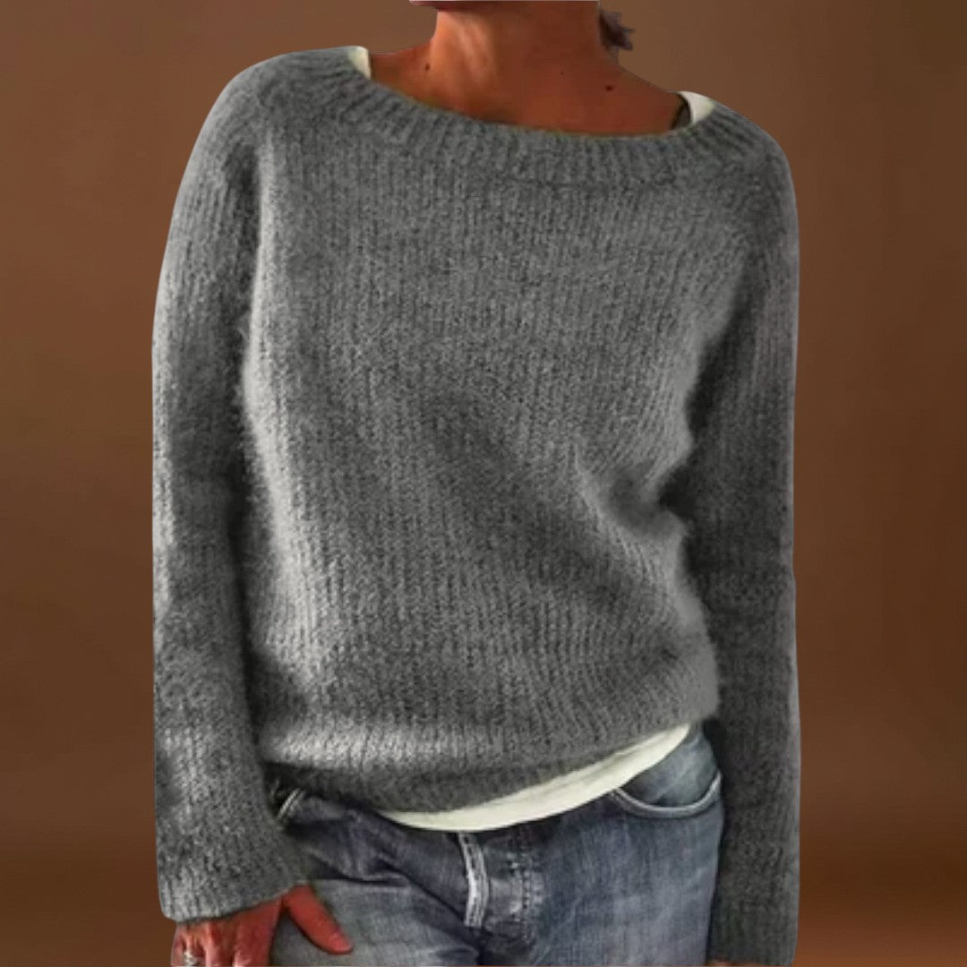 Bruna – camisola de malha de cor única