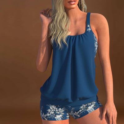 Filipa - Tankini clássico com estampado floral