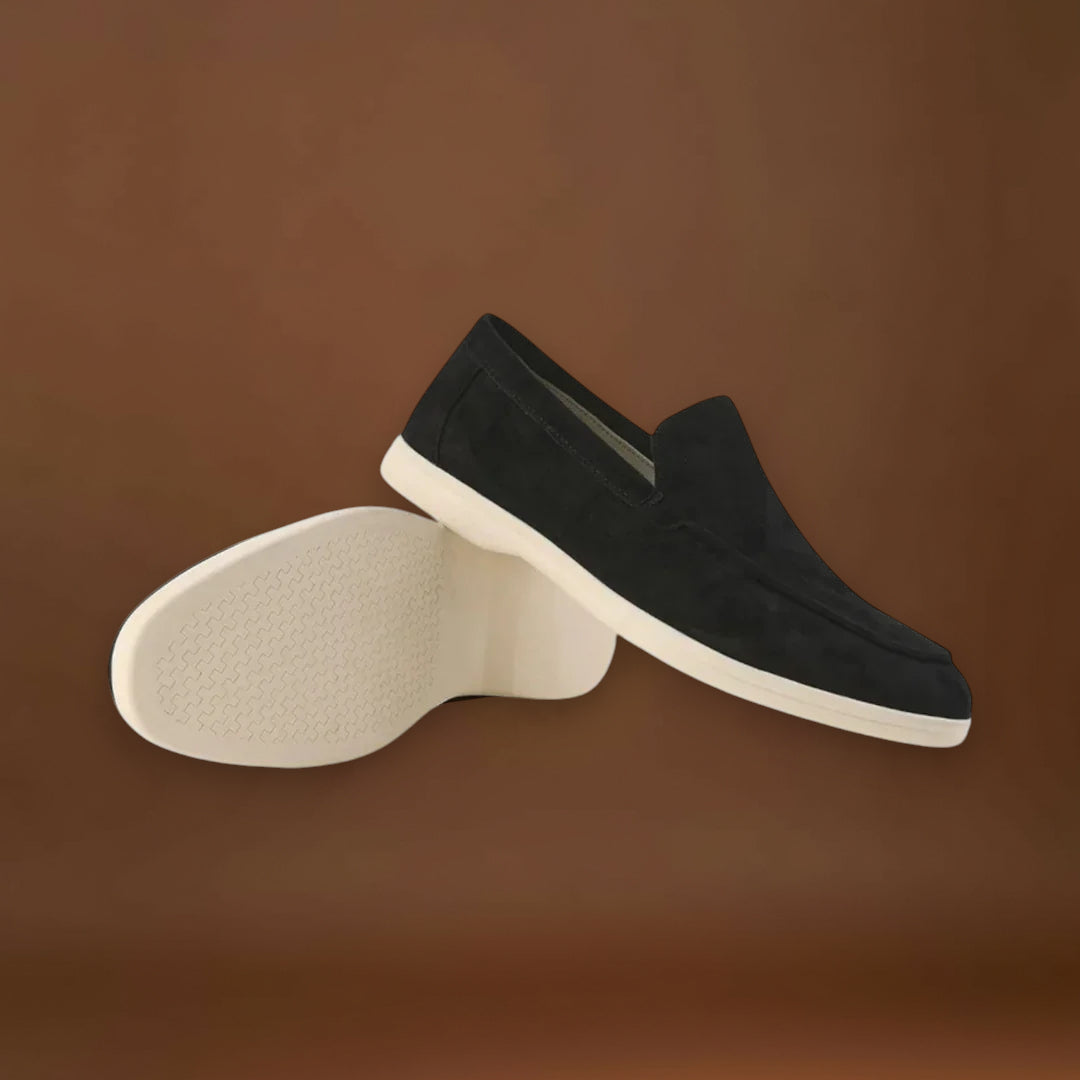 Hugo | Mocassins Masculinos Em Camurça Premium