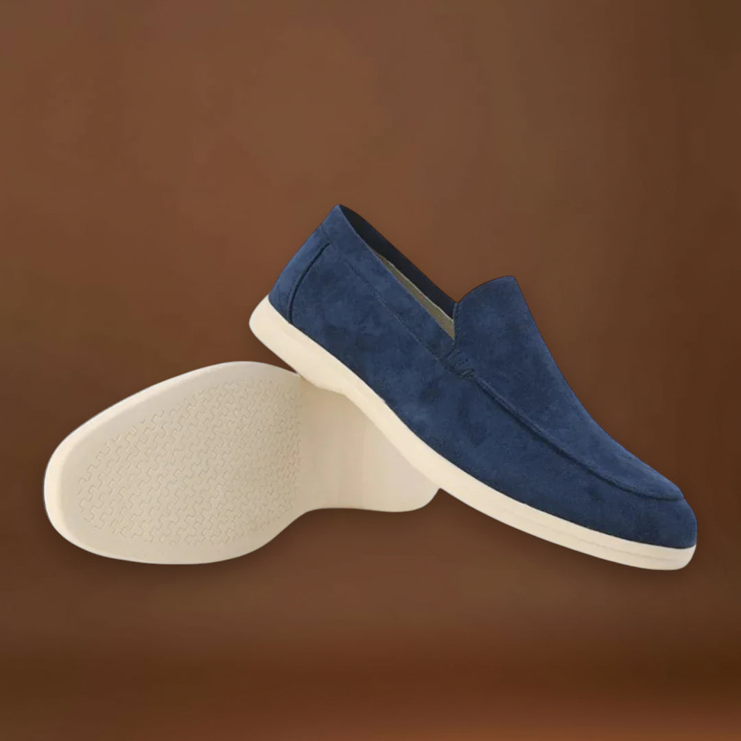 Hugo | Mocassins Masculinos Em Camurça Premium