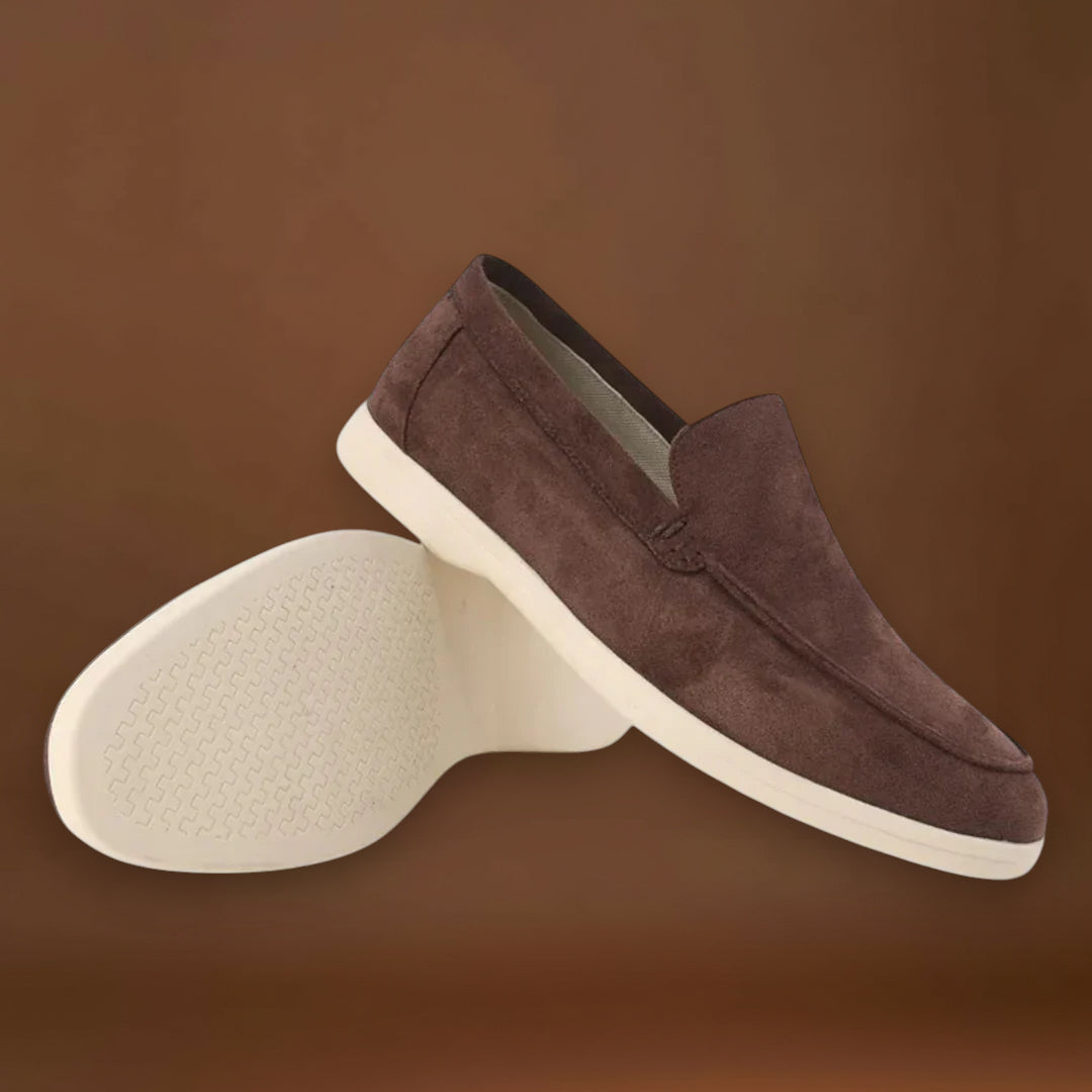 Hugo | Mocassins Masculinos Em Camurça Premium