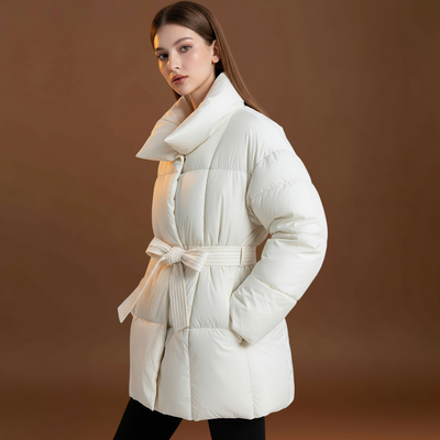 Rafaela | Casaco acolchoado com cinto
