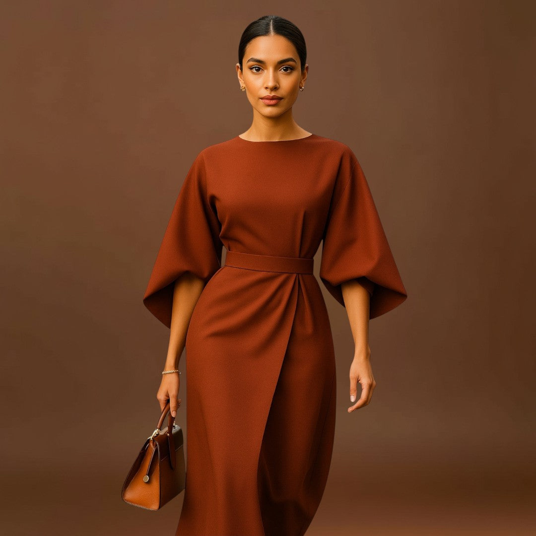 Sara - Vestido elegante com mangas