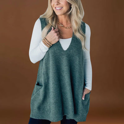 Roberta - Colete de malha aconchegante