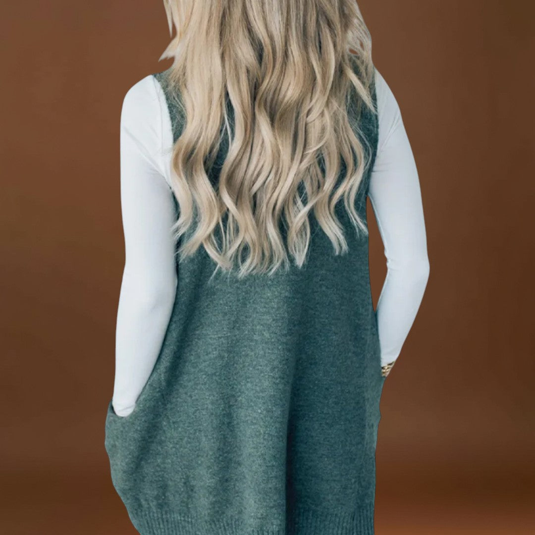 Roberta - Colete de malha aconchegante