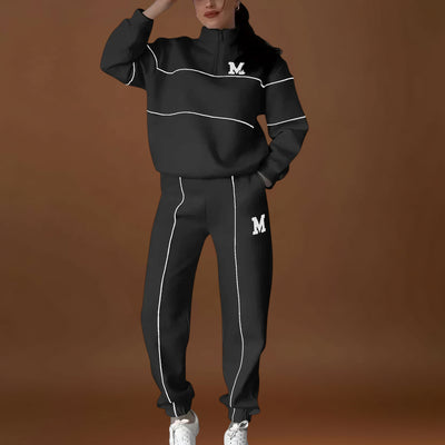 Maria Inês - Conjunto de sweater e calcas confortavel