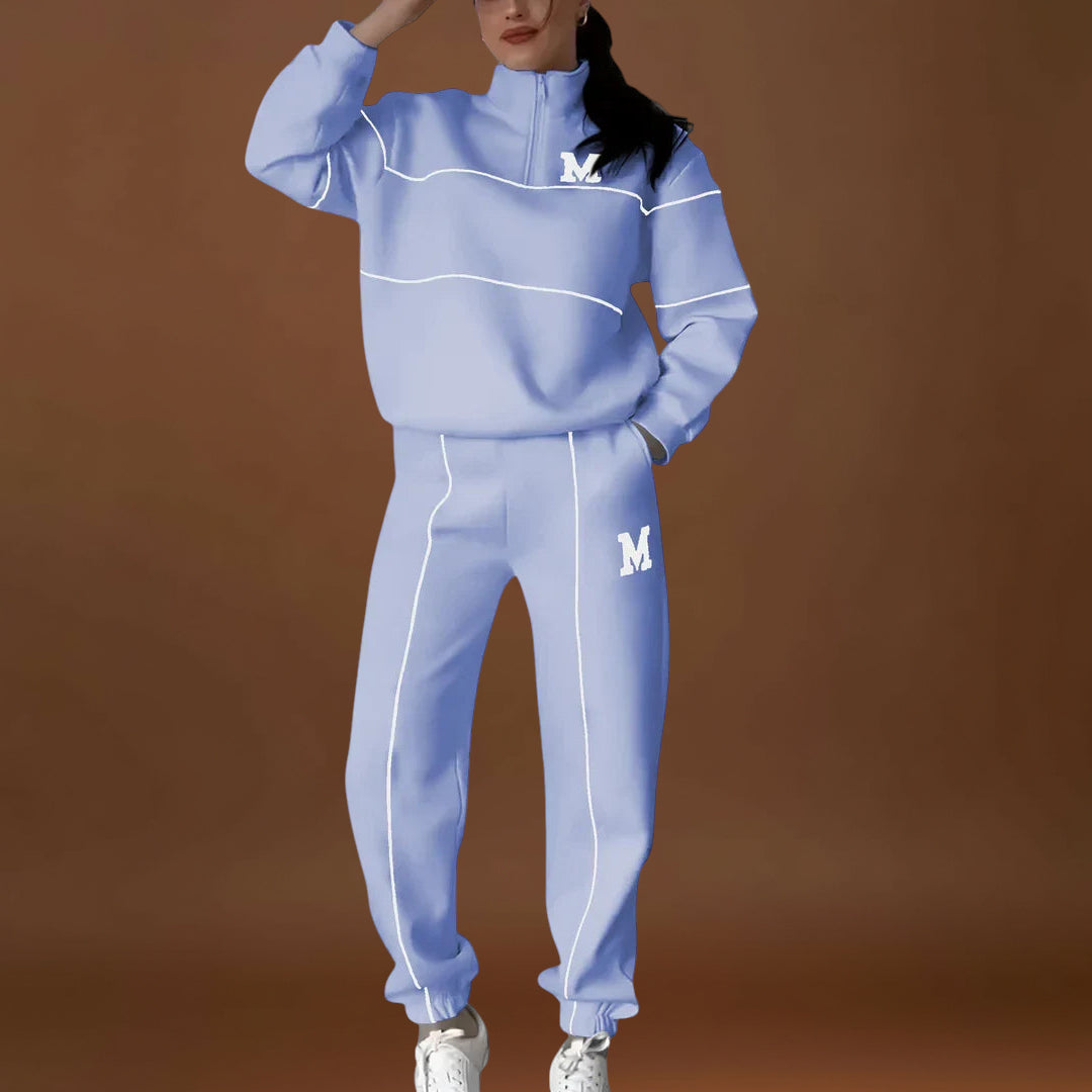 Maria Inês - Conjunto de sweater e calcas confortavel