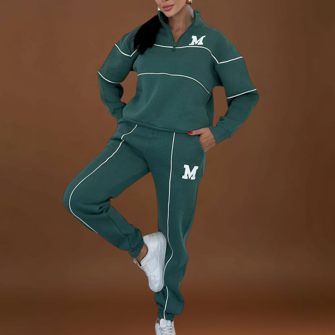 Maria Inês - Conjunto de sweater e calcas confortavel