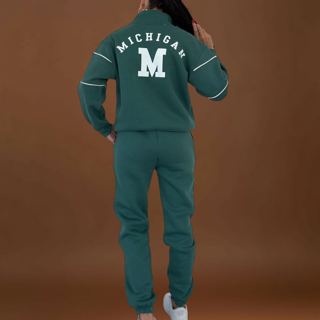 Maria Inês - Conjunto de sweater e calcas confortavel