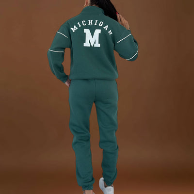 Maria Inês - Conjunto de sweater e calcas confortavel