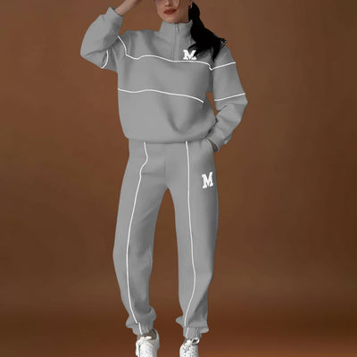 Maria Inês - Conjunto de sweater e calcas confortavel