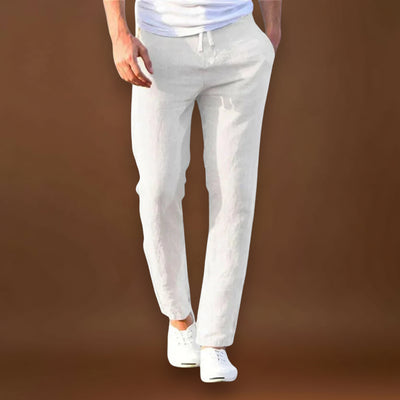 Hélder | Calças Casuais Leves em Linho