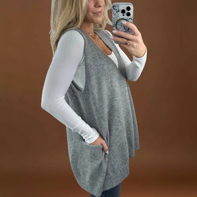 Roberta - Colete de malha aconchegante