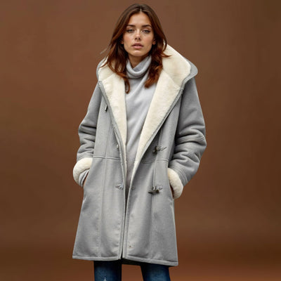 Ana - Casaco Aconchegante com Forro de Pele