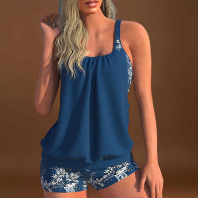 Filipa - Tankini clássico com estampado floral