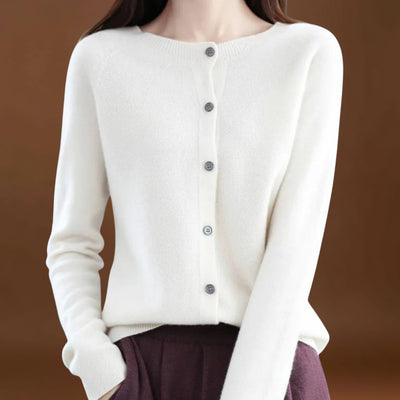 Jéssica - Cardigan em Malha de Caxemira